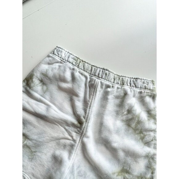 MADEWELL Frosted Willow Green Tie Dye Cotton Terry Sweat Shorts, Size XS - Picture 8 of 12